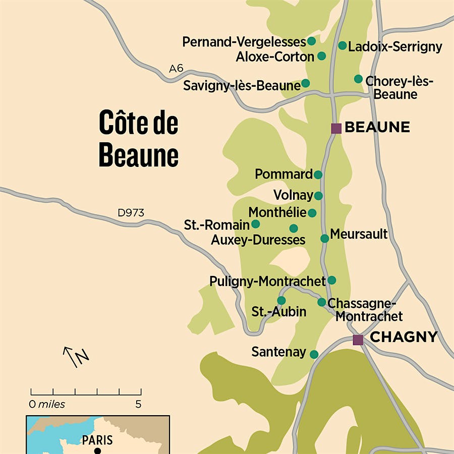 Burgundy Vintage Chart Ratings for Côtes de Beaune Reds